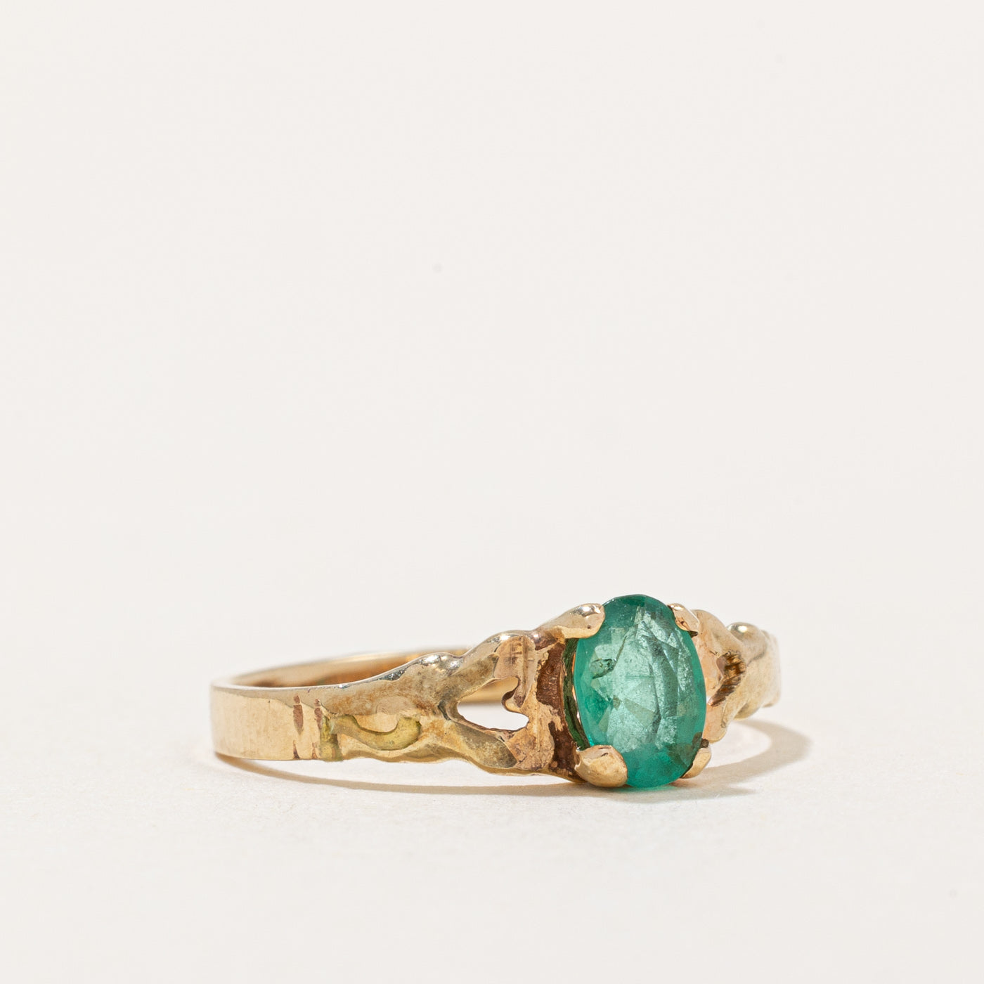 0.30ct Natural Emerald Ring Size 5.5 - Dainty Green Gemstone Jewelry for Women - Perfect for Engagement, Anniversary & Everyday Wear