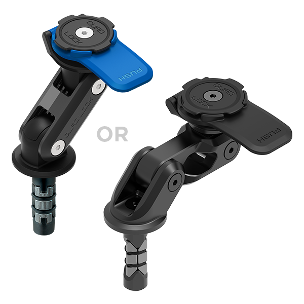 Motorcycle Fork Stem Mounts - Universal Handlebar Phone Holder for Motorcycles, Bikes & ATVs - Perfect for GPS Navigation & Adventure Riding