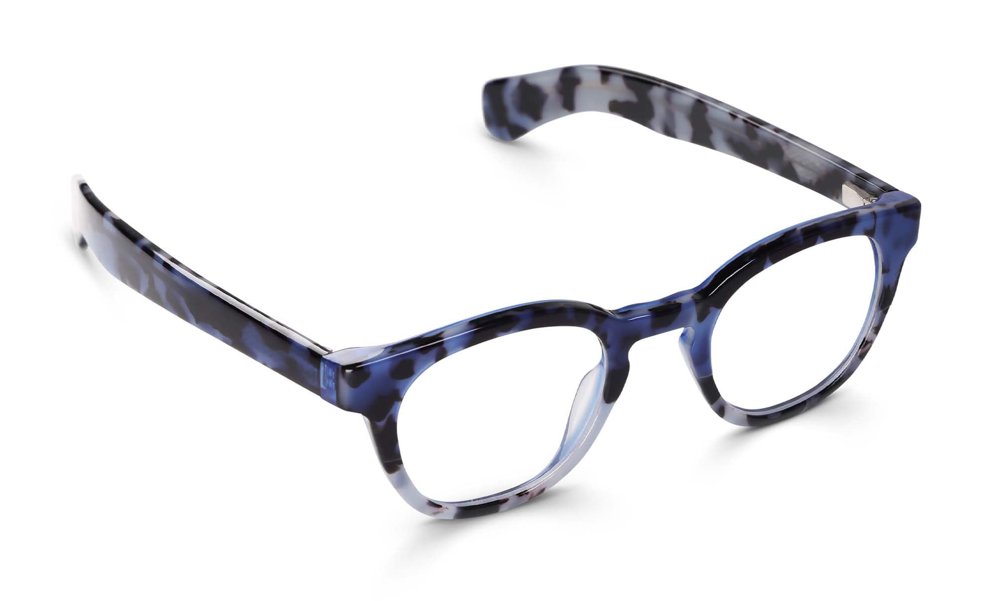 Eyebobs Total Wit Premium Reading Glasses for Men & Women - Round Frame for Average Faces (0.0x to 4.0x Strength) - Perfect for Reading, Office Work & Computer Use
