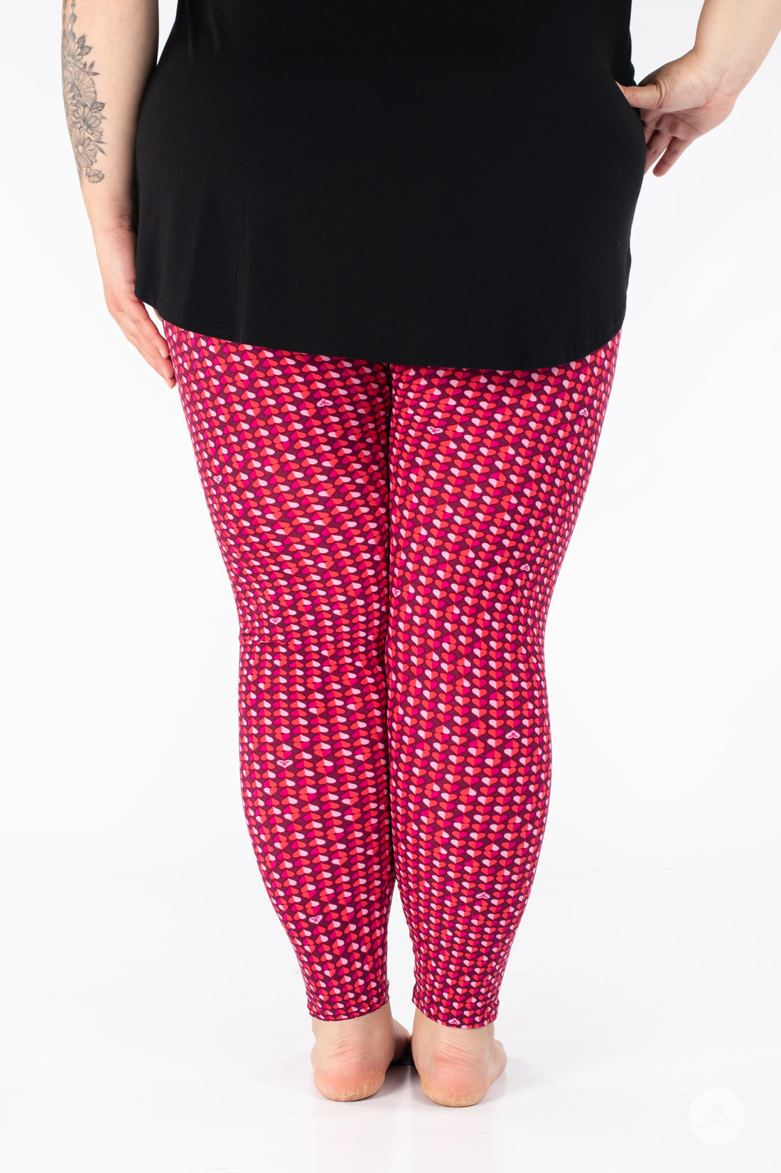 Trendy Lovesick Printed Leggings for Women - High Waisted Yoga Pants for Workout, Lounge & Everyday Wear