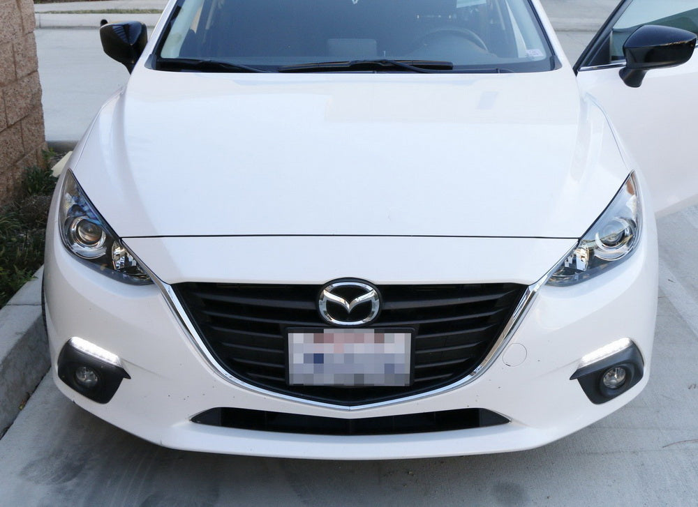 2014-2016 Mazda3 Direct Fit LED Switchback Daytime Running Lights & Turn Signals - DRL & Amber Turn Signal Bulbs for Enhanced Visibility & Safety