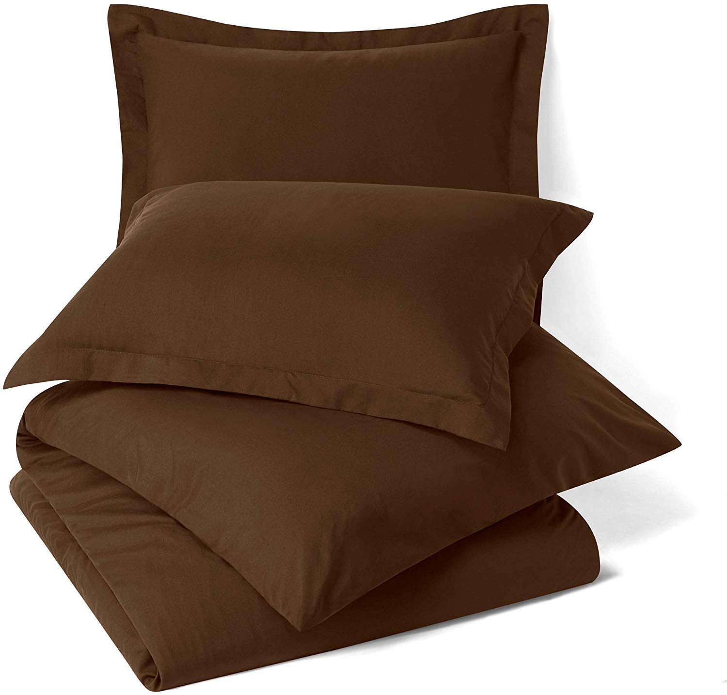 Premium 400 GSM Organic Cotton Duvet Cover & Comforter Set - 2 Piece Twin XL, 400 Thread Count, Chocolate Brown - Ultra Soft Bedding for Cozy Nights & Guest Rooms