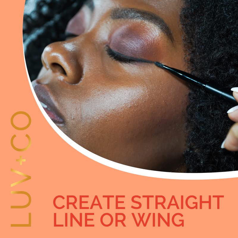Vegan Black Gel Eyeliner - 3g Smudge Proof & Long Lasting | 70% Organic, Gluten Free, Paraben Free | Fast Drying & Eco-Friendly Formula | Perfect for Everyday Makeup, Parties & Professional Looks