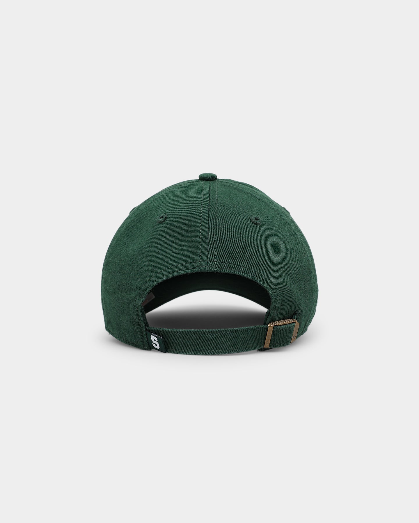 47 Brand Michigan State Spartans '47 Clean Up Adjustable Strapback Hat - Dark Green NCAA Fan Gear for Game Day & Casual Wear