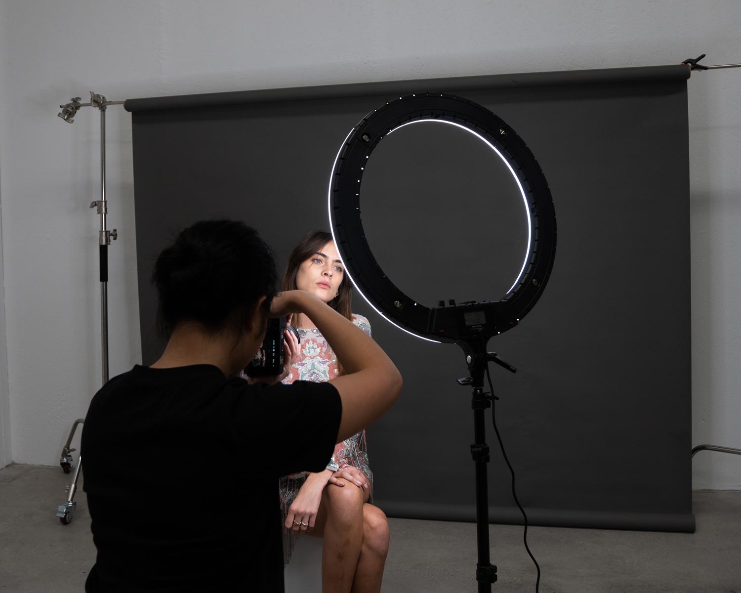 22 LED Portable Ring Light with Stand - Platinum Pro II for Photography, Makeup, YouTube Videos & Live Streaming - Perfect for Content Creators & Vloggers