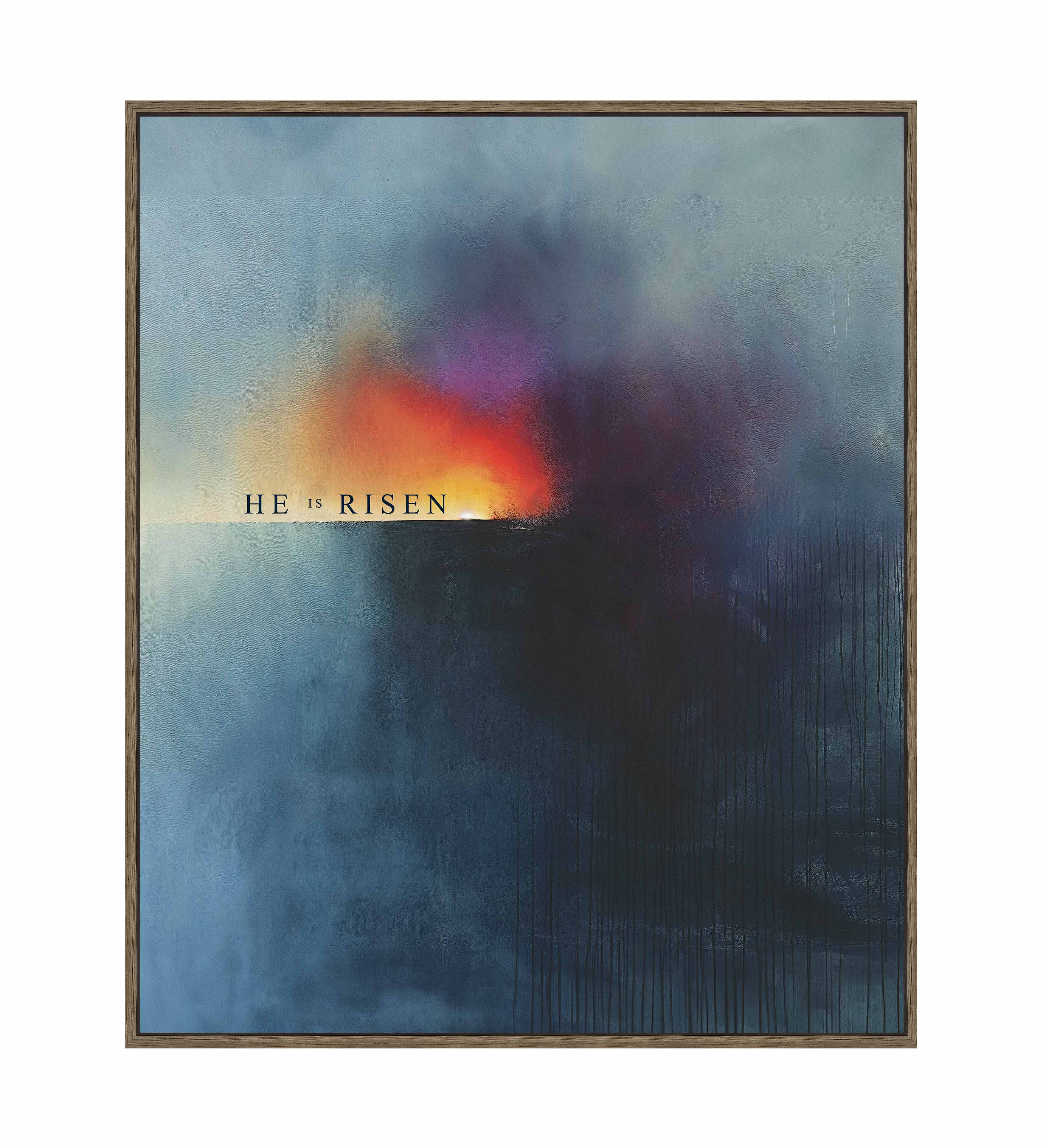 Jesus Christ Resurrection Gallery Wrapped Canvas - Religious Wall Art for Easter Decor, Church, Home & Office - Inspirational Christian Gift