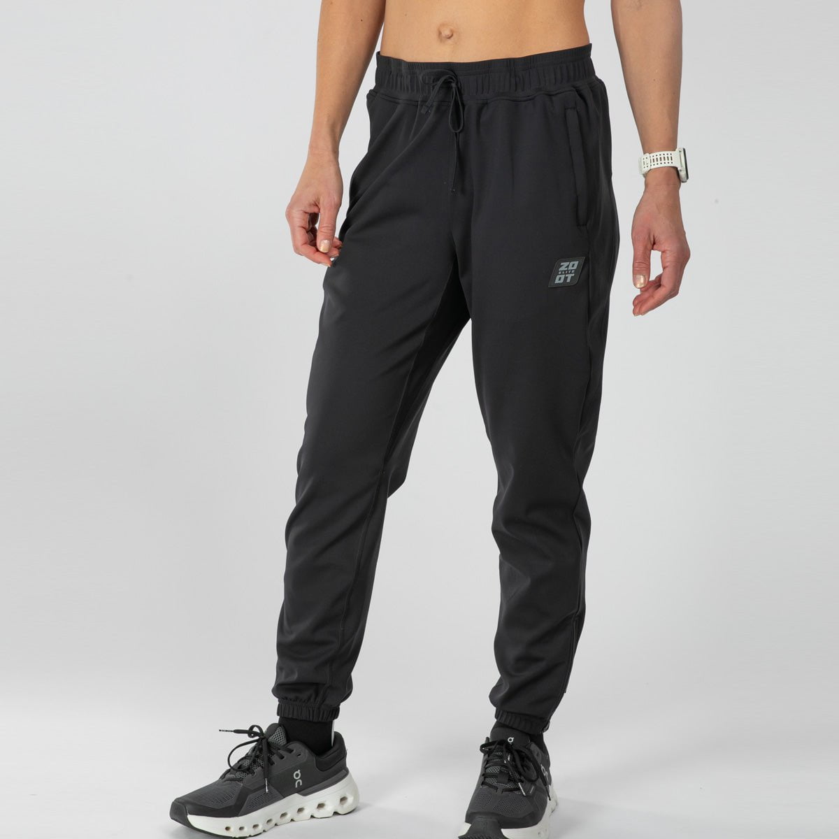Women's High-Performance Running Tights - Breathable & Moisture-Wicking Workout Leggings for Women - Jet Black - Perfect for Gym, Jogging & Yoga