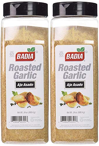 Badia Roasted Garlic - 1.5 lb Jar (Pack of 2) | Premium Seasoning for Cooking, Grilling & Meal Prep | Perfect for Italian Dishes, Sauces & Marinades