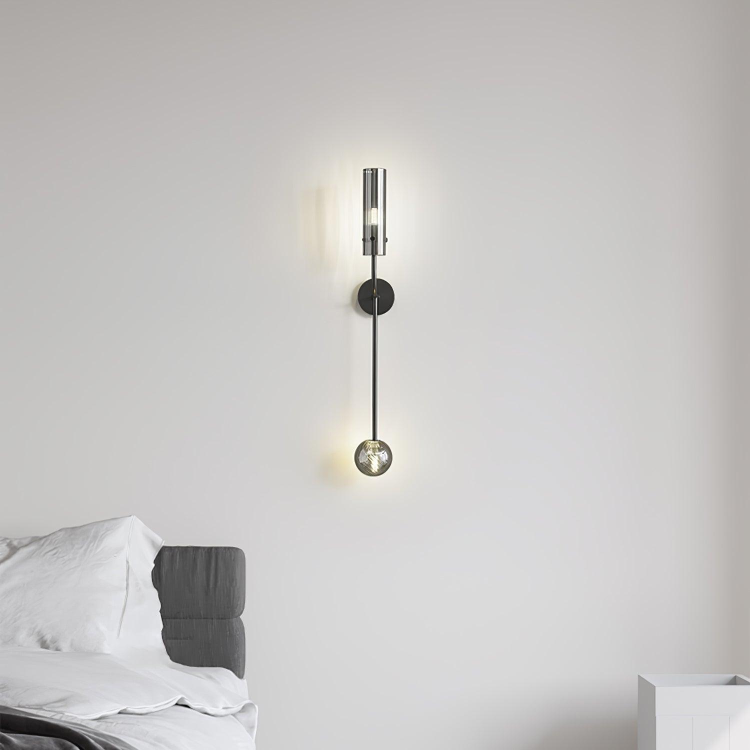 Eclat Vertica Modern Wall Lamp - Sleek LED Sconce Lighting for Bedroom, Living Room & Hallway - Energy Efficient Home Decor