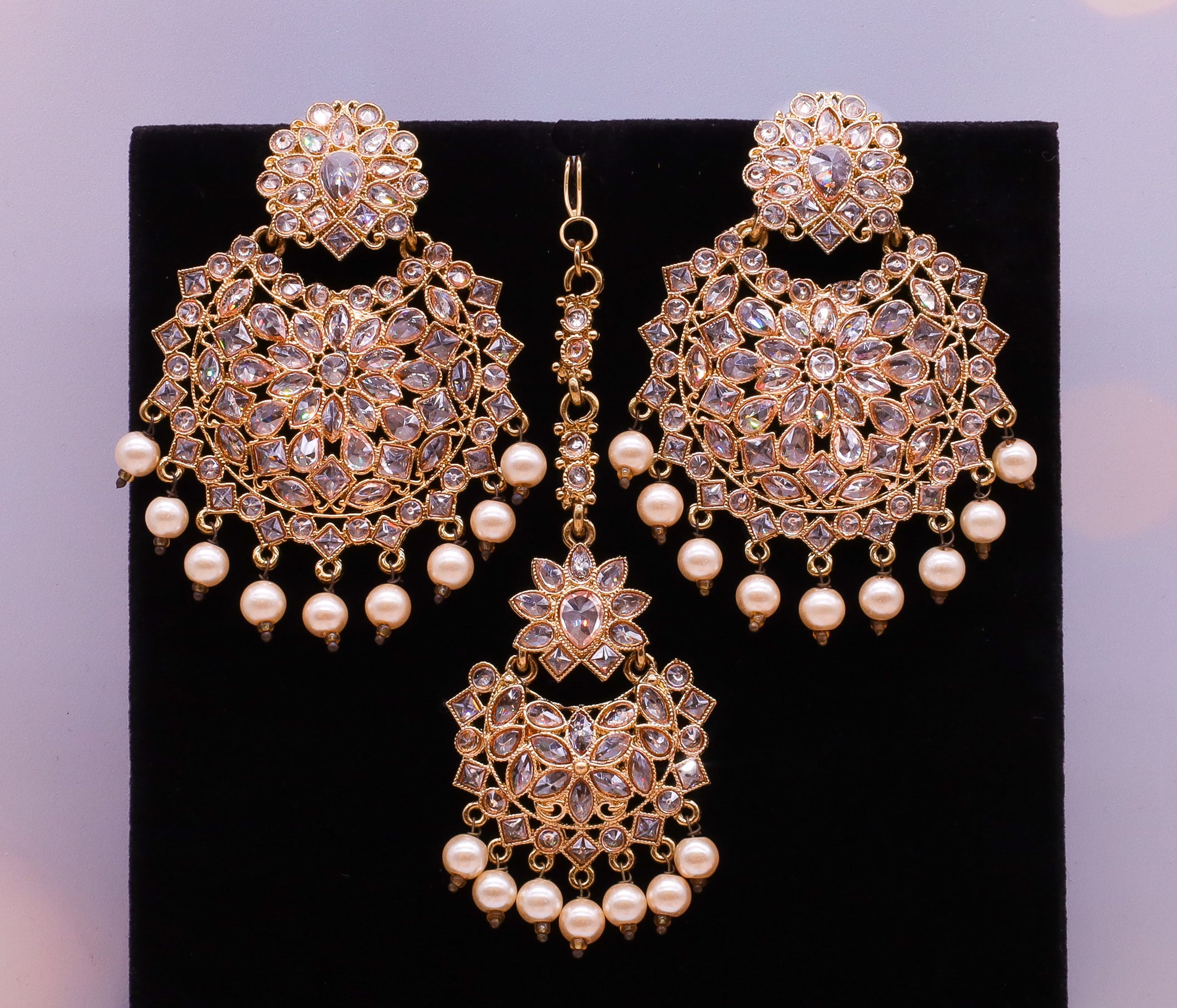 Damini Earrings - Elegant Gold Plated Hoop Earrings for Women | Perfect for Parties, Weddings & Everyday Wear