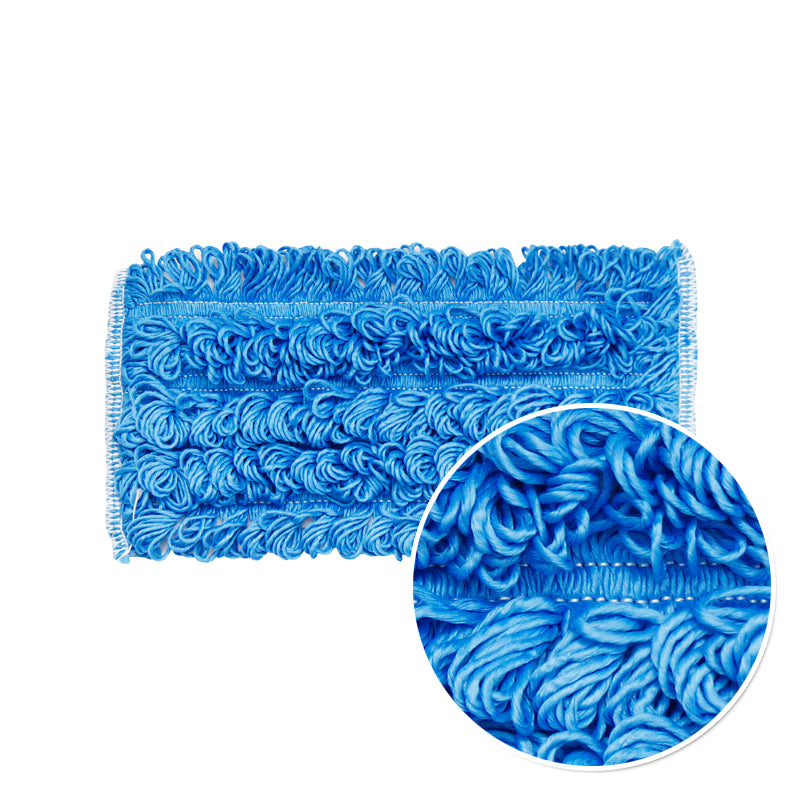 IPC Pulex Looped Cleano Pad - 10 Inch (25cm) Premium Blue Microfiber Cleaning Cloth for Cars, Windows, and Household Surfaces - Scratch-Free & Lint-Free Cleaning Tool