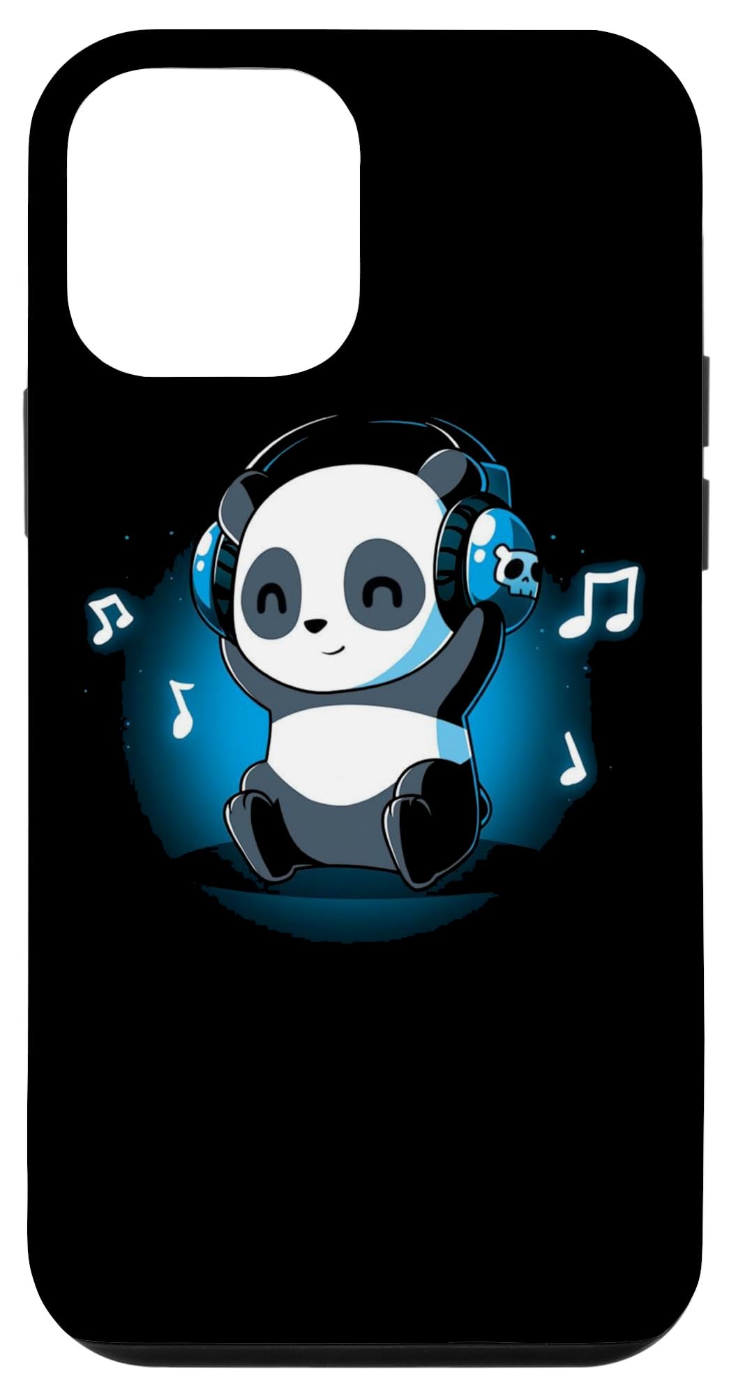 iPhone 12 Mini DJ Panda Headphones Music Case - Stylish Protective Cover for Music Lovers & DJs - Perfect for Concerts, Parties & Travel