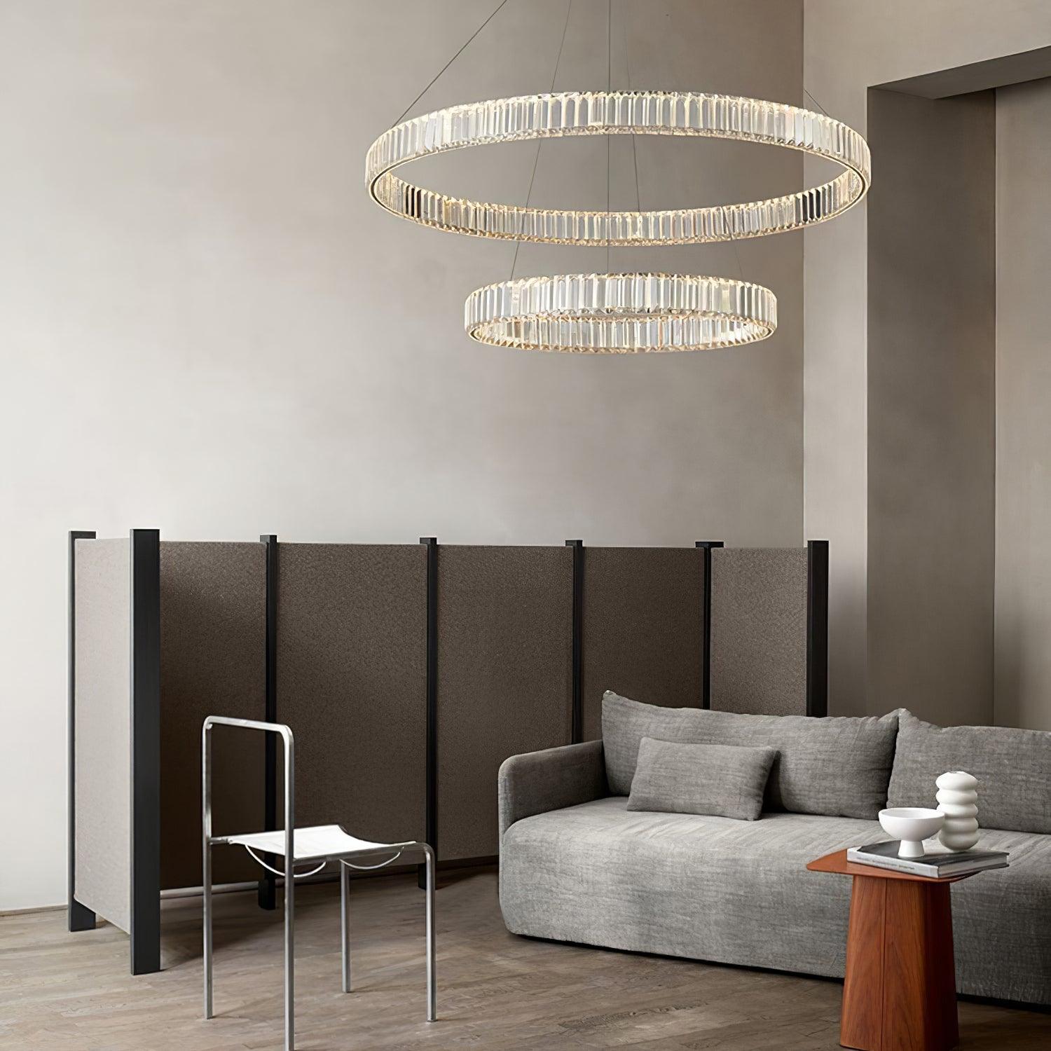 Elegant Bertolda Crystal Chandeliers - Modern Ceiling Lighting Fixture for Dining Room, Bedroom & Living Room Decor