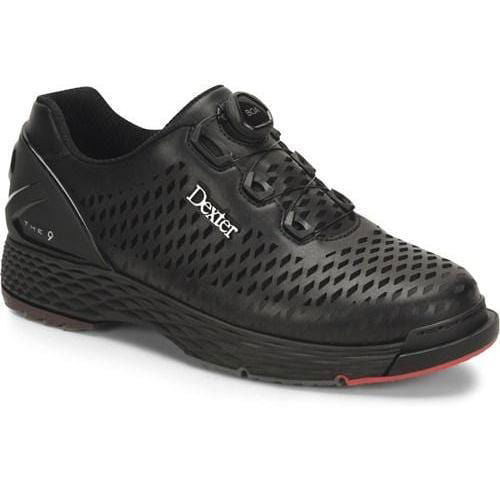 Dexter Men's THE C9 Lazer Black Wide Bowling Shoes - Professional Comfort for League Play & Tournament Bowling