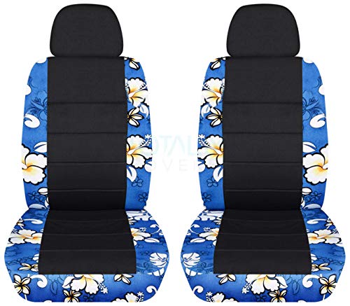 Blue w Flowers and Black
