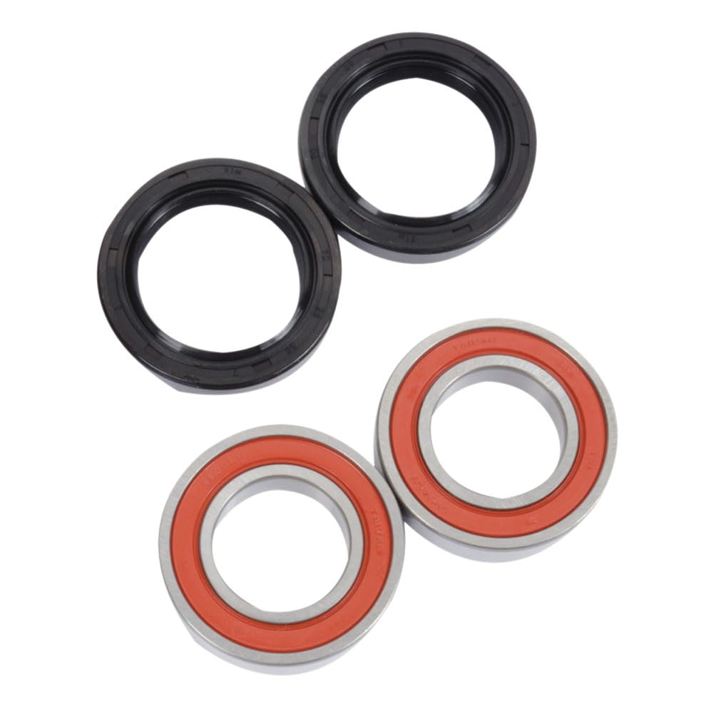 Tusk Impact Front Wheel Bearing and Seal Kit for Kawasaki KX112 (2022-2025) & KX85 (2001-2025) - Dirt Bike Motorcycle Replacement Parts for Off-Road Racing and Trail Riding
