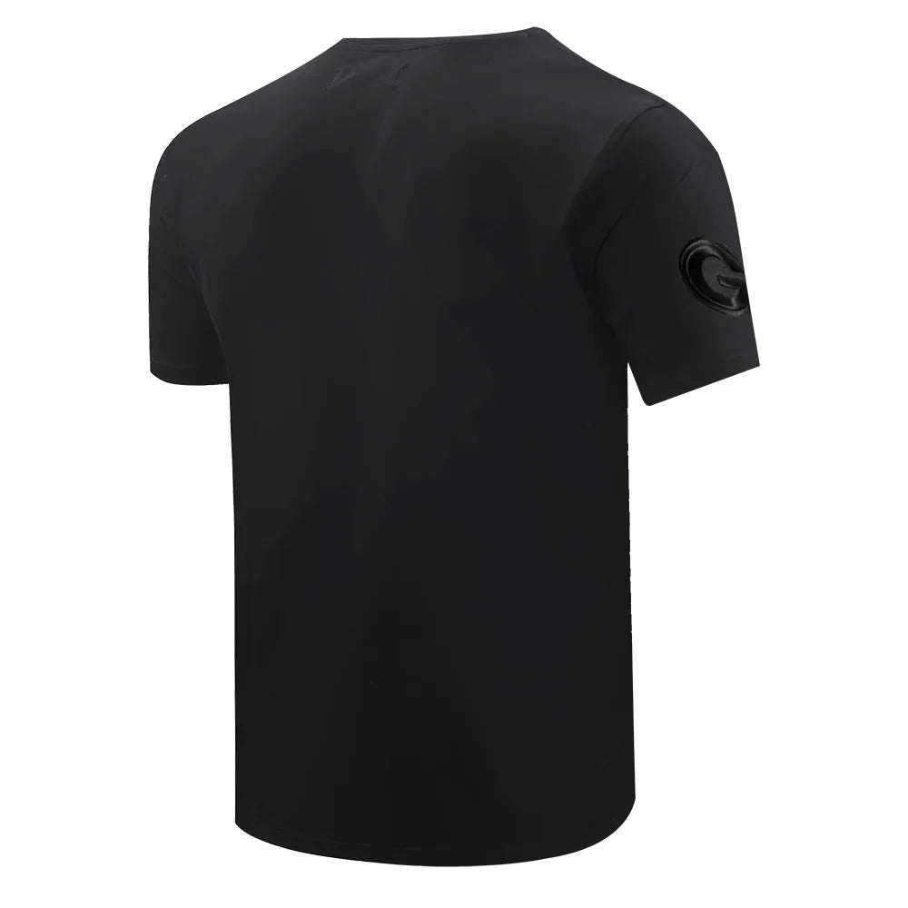 Men's Green Bay Packers Triple Black Short Sleeve T-Shirt - NFL Football Fan Jersey for Game Day, Tailgating & Casual Wear