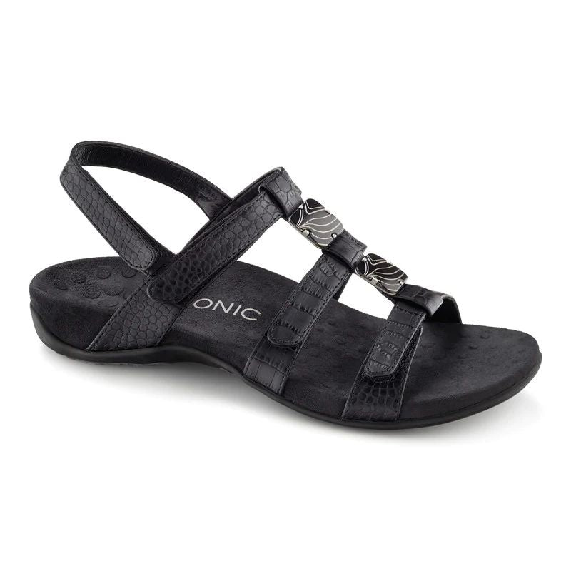 Women's Amber Sling Sandals - Comfortable Strappy Summer Slide Sandals for Beach, Pool & Casual Outings