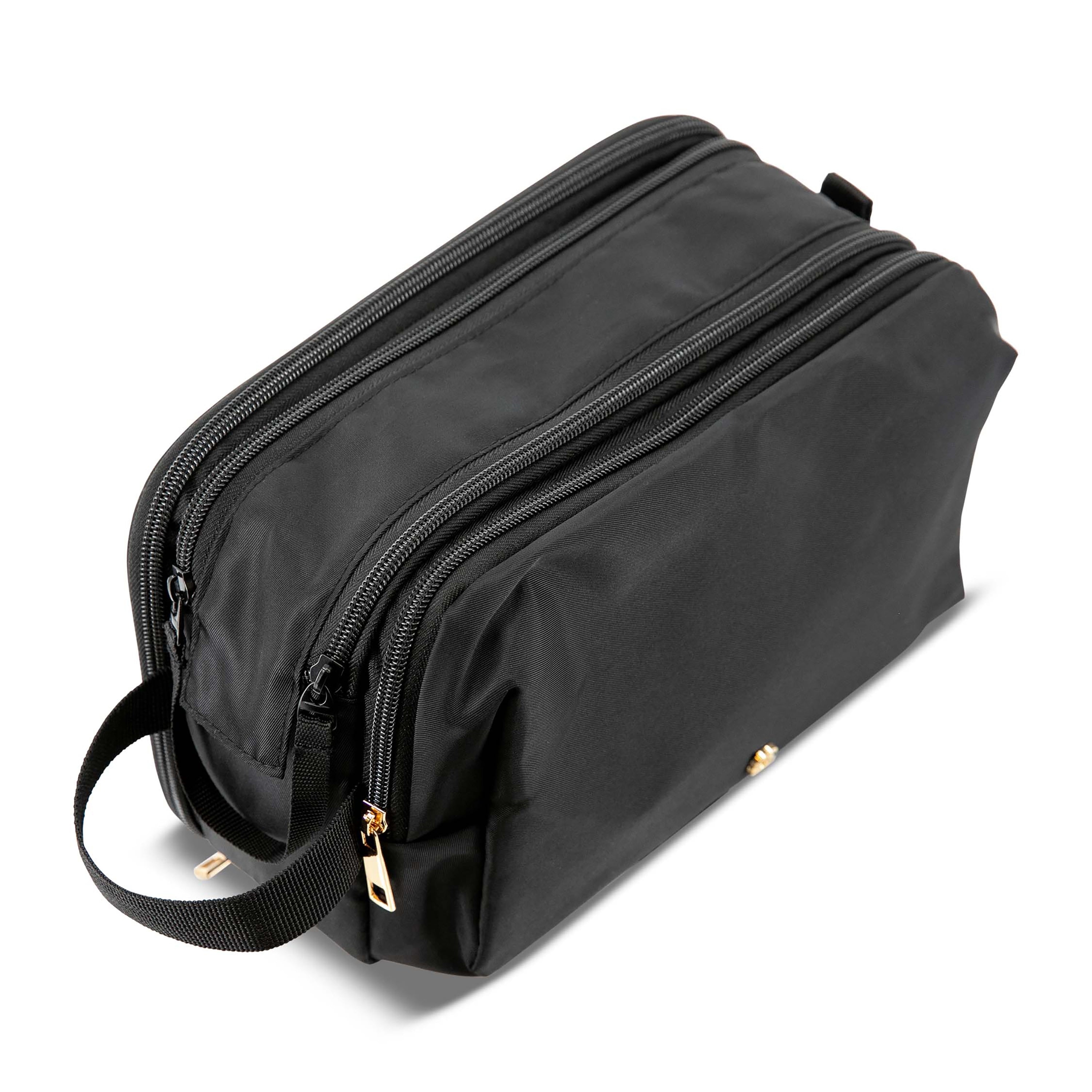 Samsonite Companion Bags Top Zip Deluxe Travel Kit - Premium Toiletry Organizer for Men & Women | Perfect for Air Travel, Gym, Camping & Business Trips
