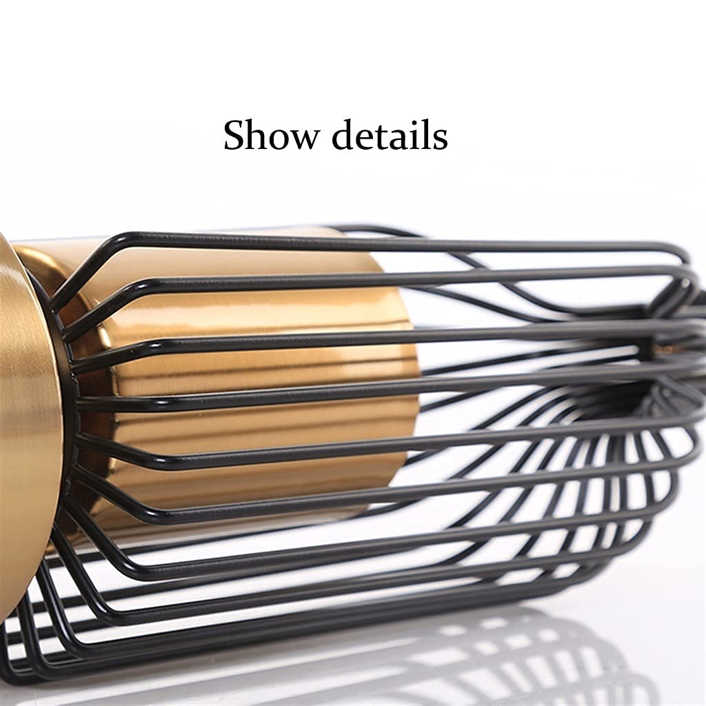 Black Metal Bird Cage Candle Holder - Romantic Home Decor for Candlelight Dinners, Weddings & Table Centerpieces (Black, Size A)