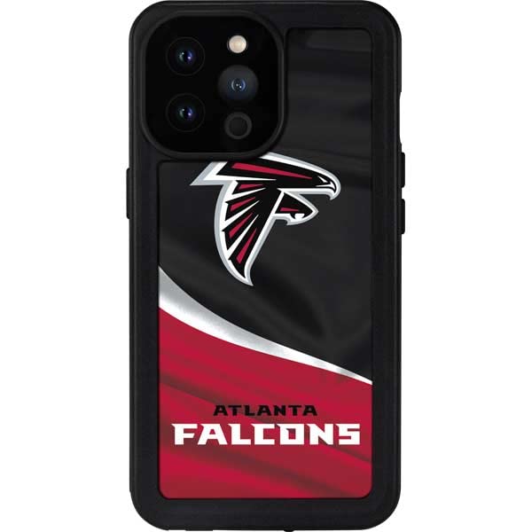 Waterproof iPhone 13 Pro Max Case with Officially Licensed NFL Atlanta Falcons Design - Durable Protection for Sports, Outdoor & Daily Use