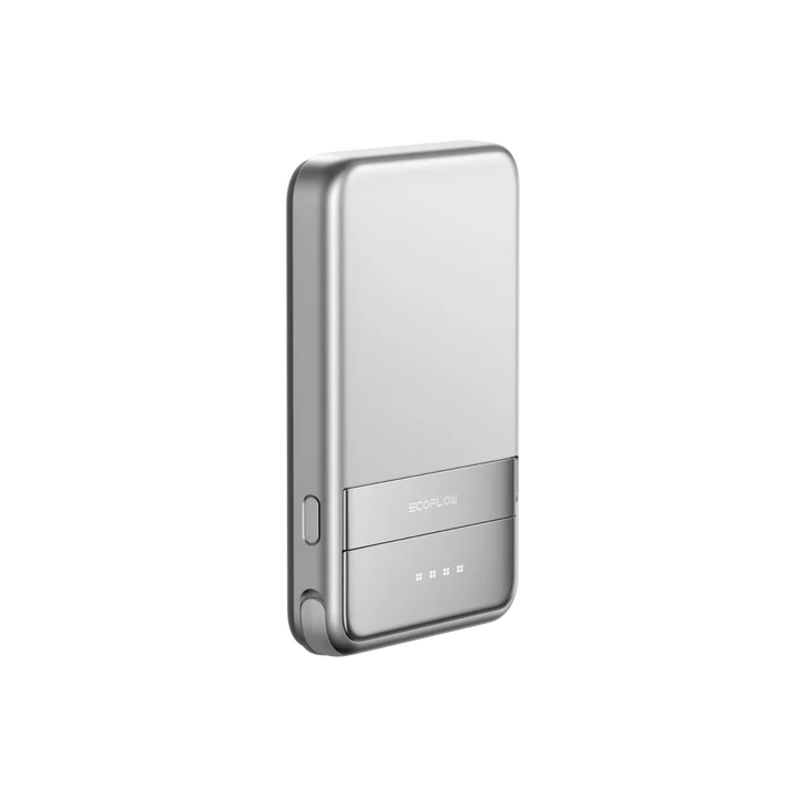 EcoFlow RAPID Magnetic 5000mAh Portable Charger - Fast Wireless Power Bank for iPhone 15/14/13, Samsung Galaxy - Perfect for Travel, Camping & Emergency Backup