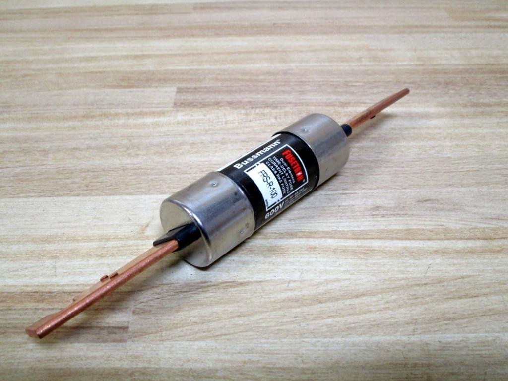 Bussmann FRS-R-100 Fusetron Fuse 100A 250V Fast-Acting FRSR100 (Pack of 2) - Replacement Fuse for Electrical Panels & Industrial Equipment - Perfect for Home, Commercial & Industrial Use