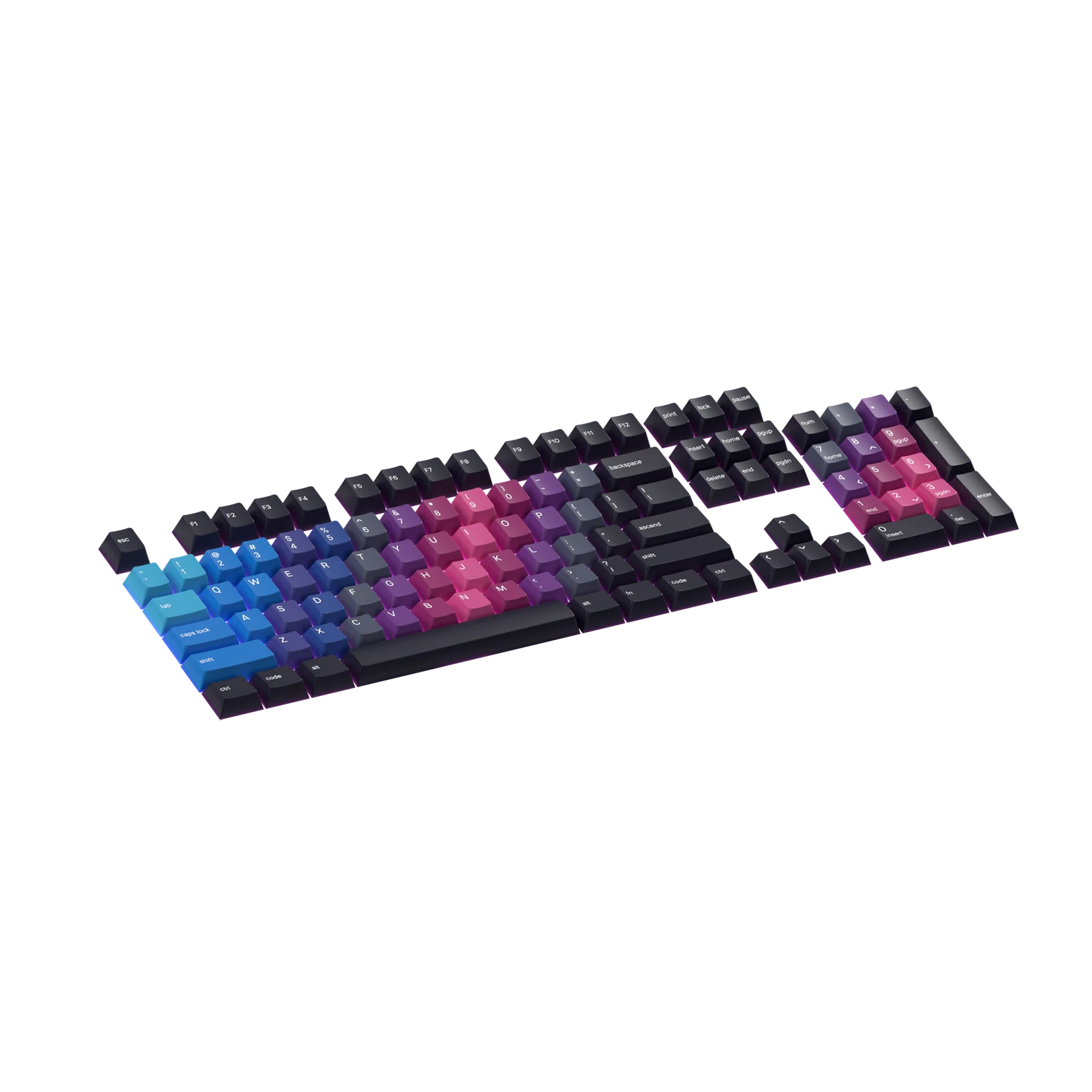 Custom Keycaps for Mechanical Keyboards - Afterparty US - Perfect for Gaming, Typing & Office Work