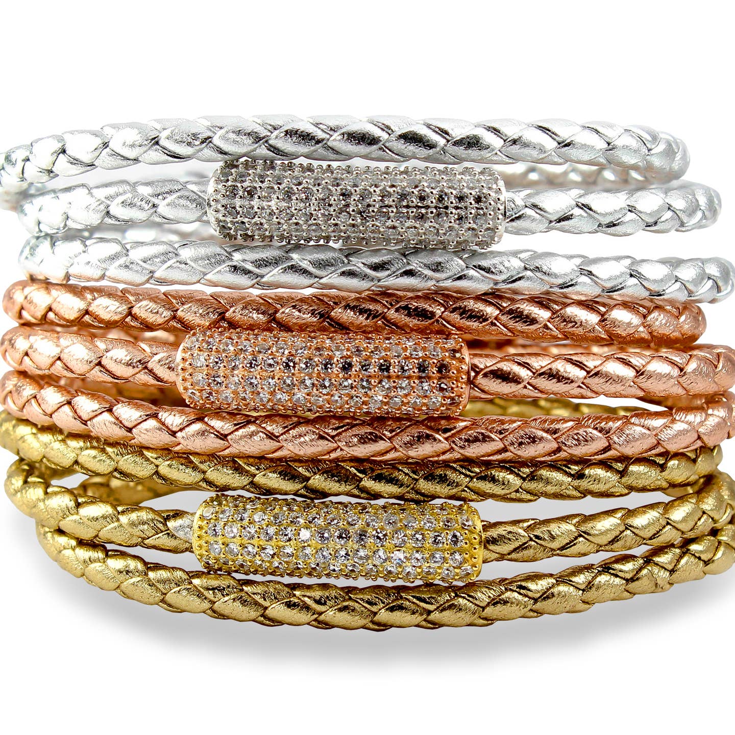 Liza Schwartz Sobe Bar Triple Wrap Bracelet - Elegant Beaded Jewelry for Women, Perfect for Parties, Weddings & Everyday Wear