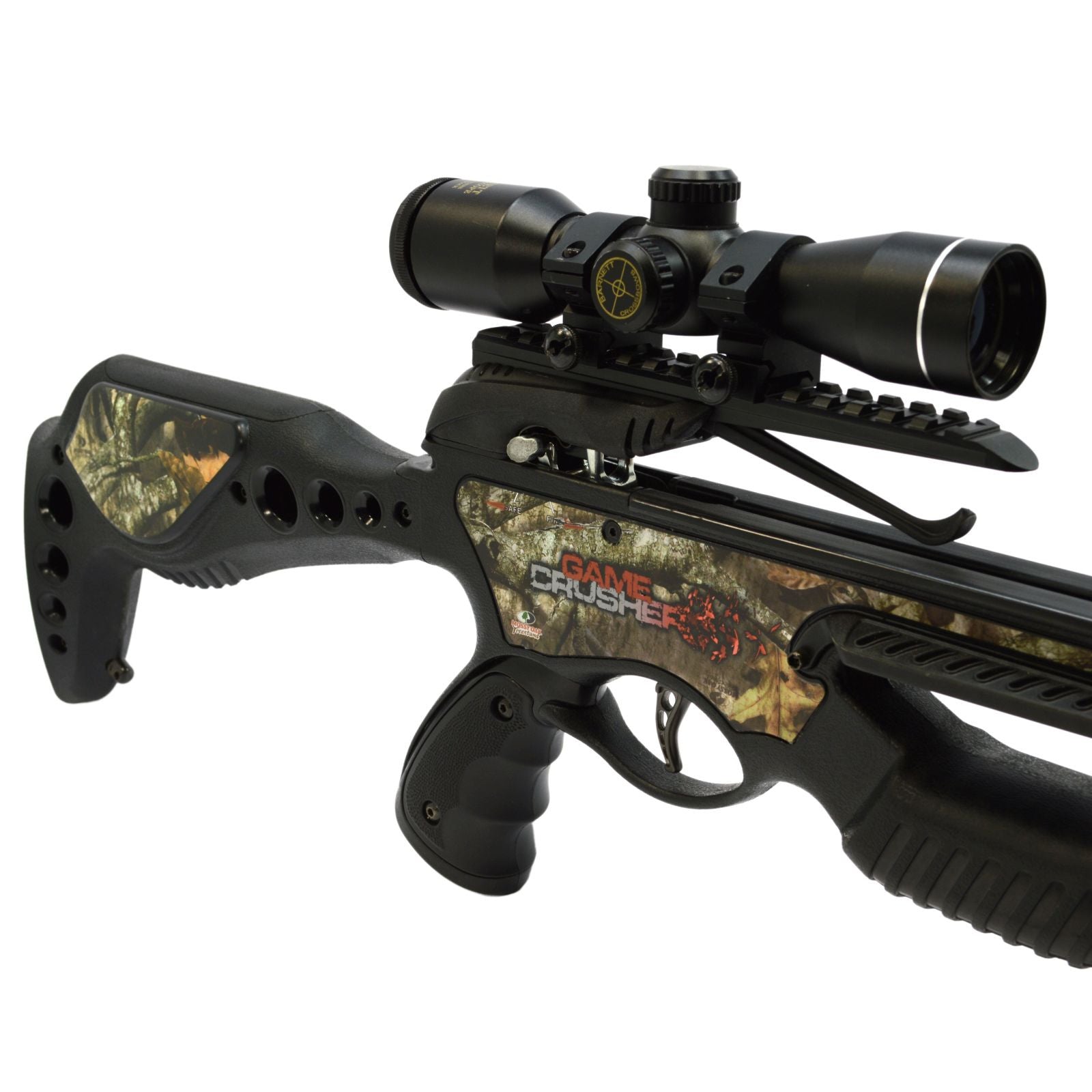 Barnett Game Crusher Crossbow with 3 Headhunter Arrows & 4x32 Scope - High Power Hunting Crossbow for Deer & Big Game - Perfect for Outdoor Hunting & Target Practice