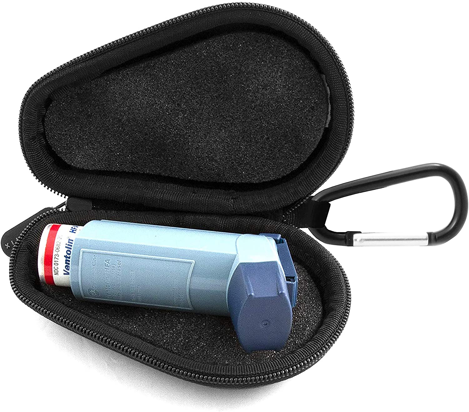 CASEMATIX Asthma Inhaler Travel Case - Dustproof & Dirt-Proof Protective Storage for Portable Inhalers (Inhaler Not Included) - Perfect for Travel, Gym & Outdoor Activities