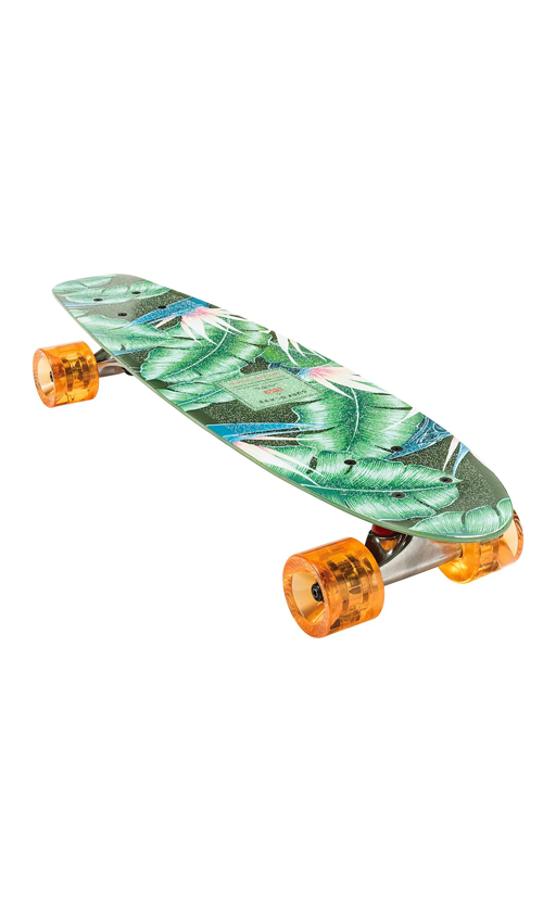 Globe Surf Glass Waikiki Black Cruiser Skateboard 24 Inch - Perfect for Beach Cruising & Urban Commuting