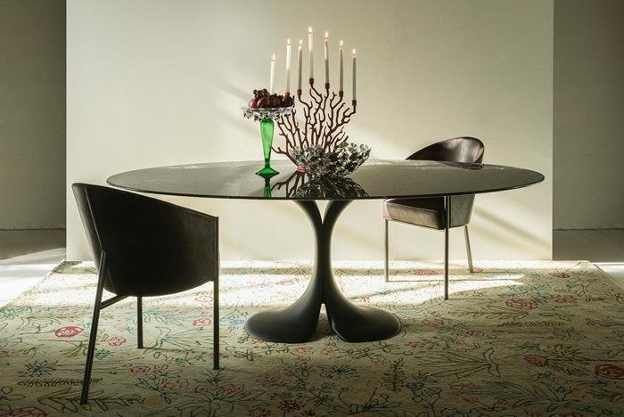 Didymos Modern Dining Table by Driade - Stylish & Durable for Kitchen, Dining Room & Open Concept Living Spaces