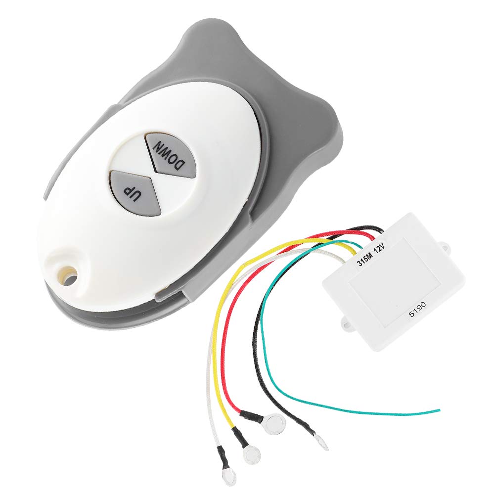 Acouto 12V Anchor Remote Switch - Wireless Anchor Switch Receiver & Sail Trim Controller for Marine Boats | Perfect for Sailboats, Yachts, and Fishing Boats