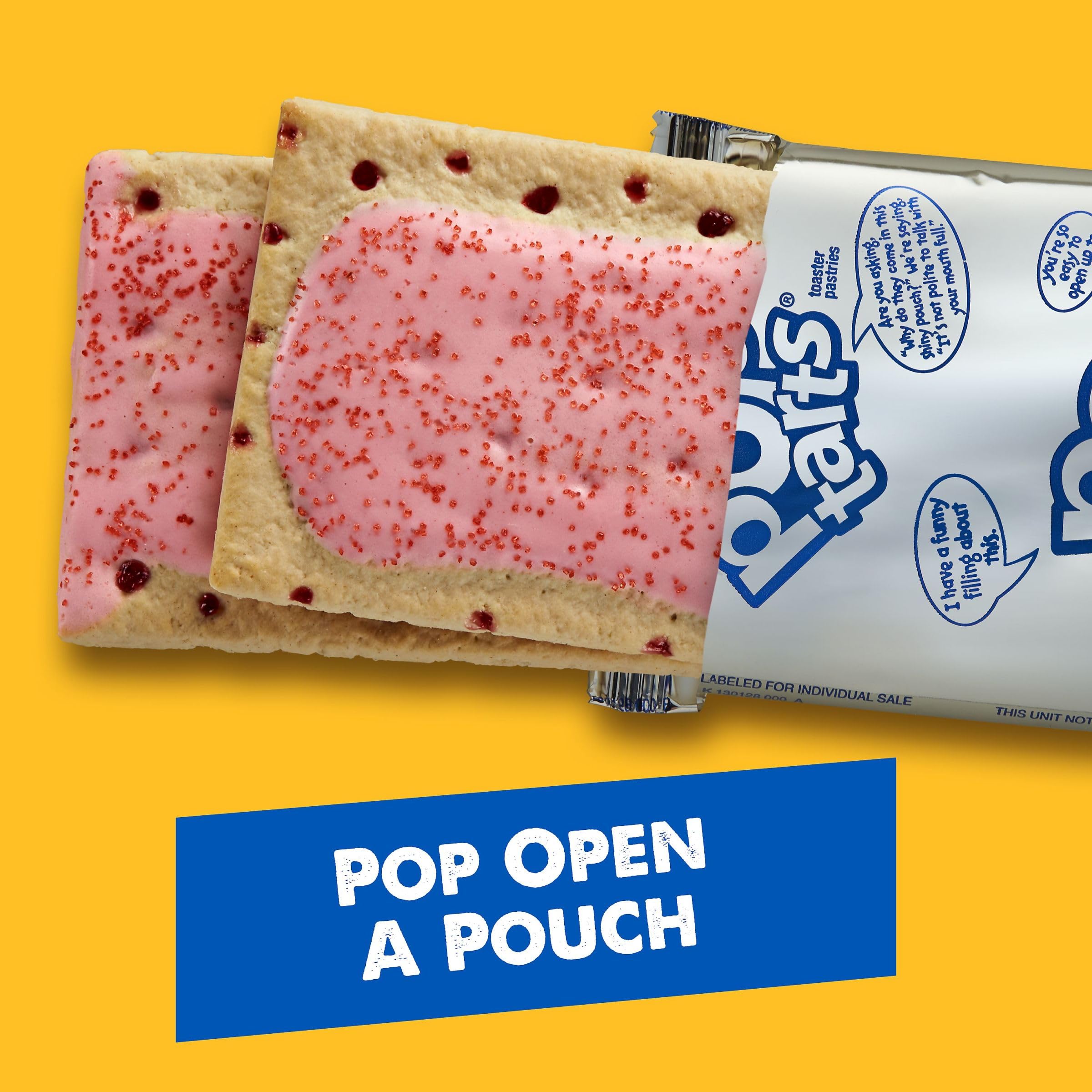 Pop-Tarts Frosted Cherry Toaster Pastries - 13.5oz Box (8 Count) | Breakfast Food, Kids Snacks, Quick Breakfast Idea for Busy Mornings & School Lunches