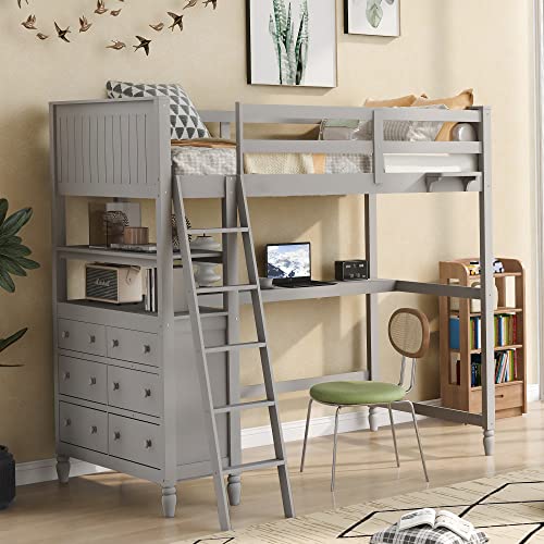 Gray-3 Drawers