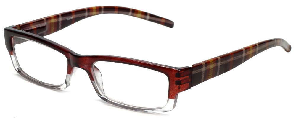 Calabria 743 Fashionable Designer Reading Glasses with Matching Case - Perfect for Reading, Working & Stylish Everyday Wear