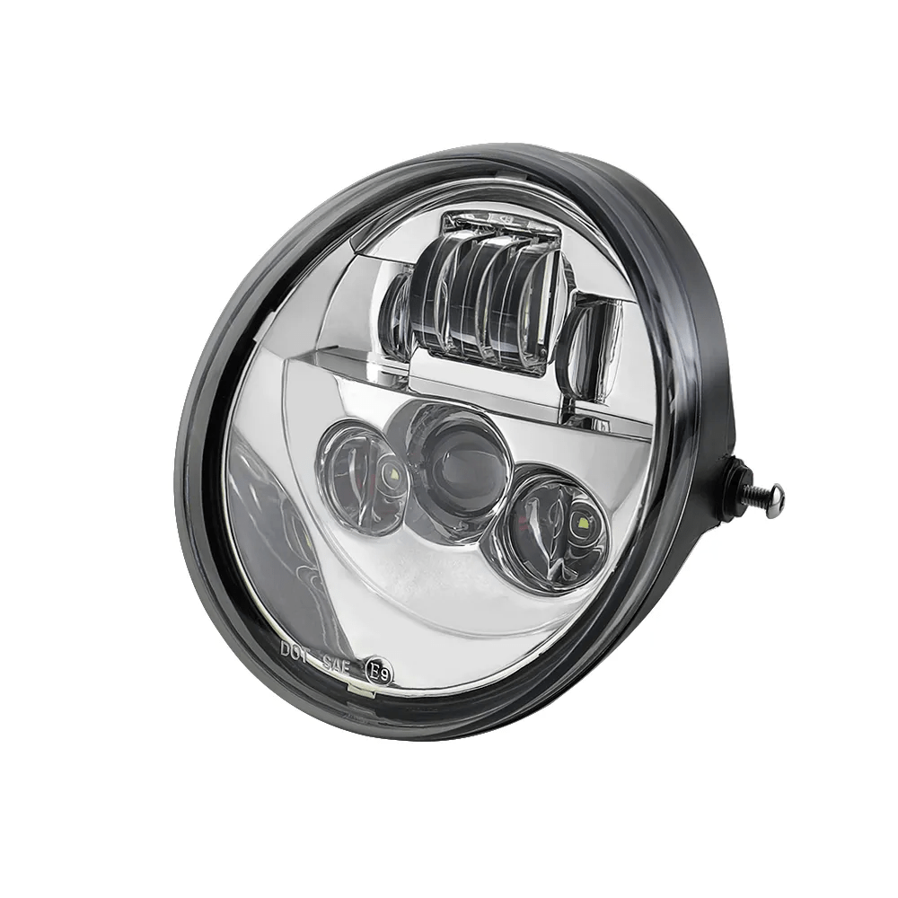 Eagle Lights V-Rod & Street Rod LED Projection Headlight - High Performance Motorcycle Lighting for Harley Davidson VRSC Models - Perfect for Night Riding and Enhanced Visibility