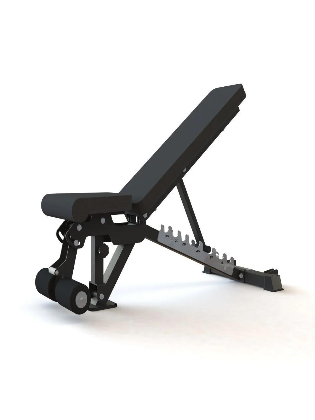 Blazzed Adjustable Weight Bench with Leg Roller – Heavy Duty Home Gym Equipment for Strength Training & Workouts – Perfect for Home, Garage, or Commercial Gym Use