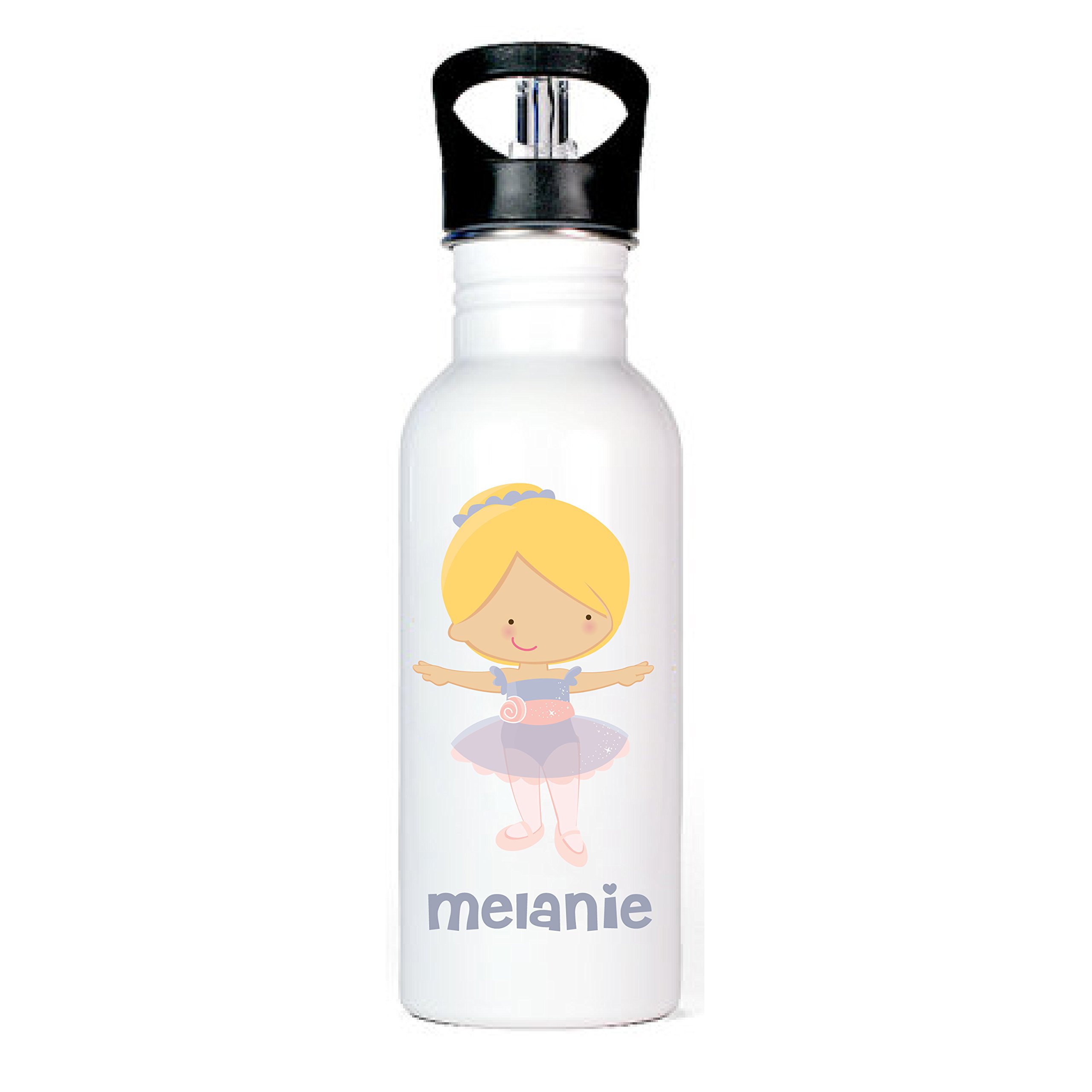 Eco-Friendly 5 Spout Aluminum Water Bottle for Ballerinas - Leak-Proof & Lightweight for Dance Practice, Yoga, and Gym Workouts