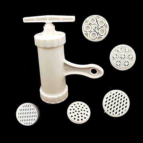 Best Manual Noodle Maker Machine for Home Use - Durable Plastic Pasta Press Tool for Fresh Homemade Noodles | Perfect for Italian Pasta, Asian Noodles & Kitchen DIY Projects