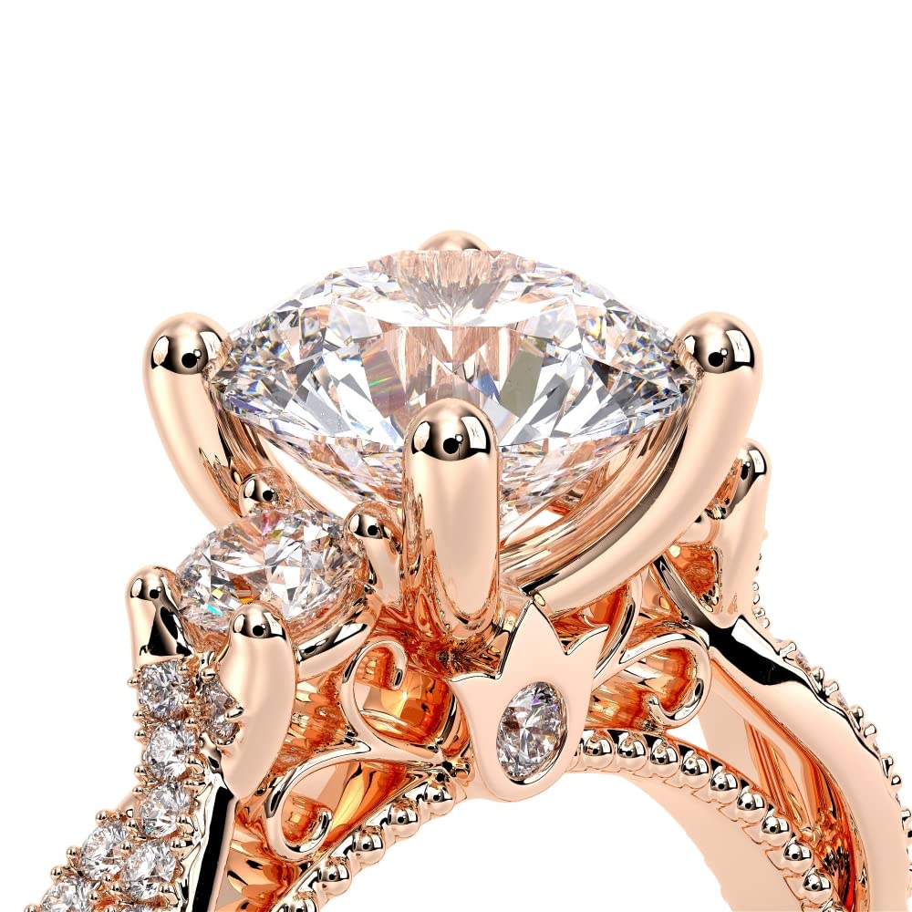 1.35 Carat Vintage 3 Stone Moissanite Engagement Ring for Women - 10K/14K/18K Gold or Platinum Plated Silver - Elegant Wedding, Proposal & Anniversary Jewelry Gift