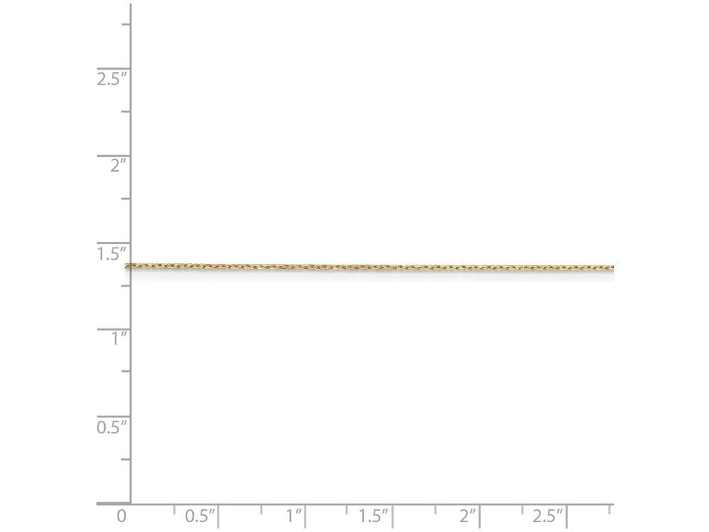 14K Gold 0.6mm Bright-Cut Cable Chain Necklace for Women - Dainty Layering Jewelry, Everyday Wear & Gift Giving | FJC Finejewelers