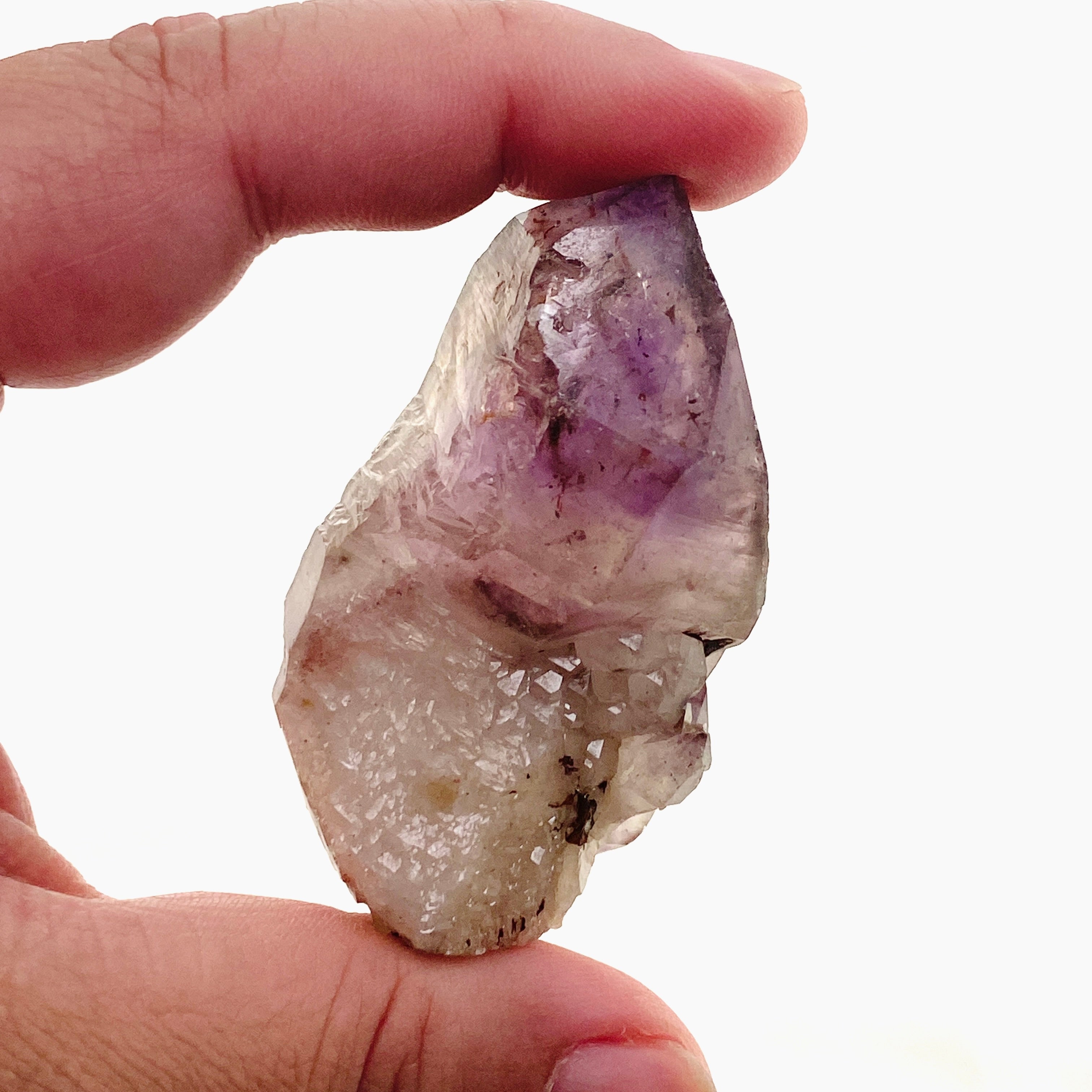 Natural Elestial Amethyst Crystal Cluster - Healing Stone for Meditation, Chakra Balancing & Home Decor | EAC 02 | Perfect for Spiritual Healing, Yoga Spaces & Crystal Collections