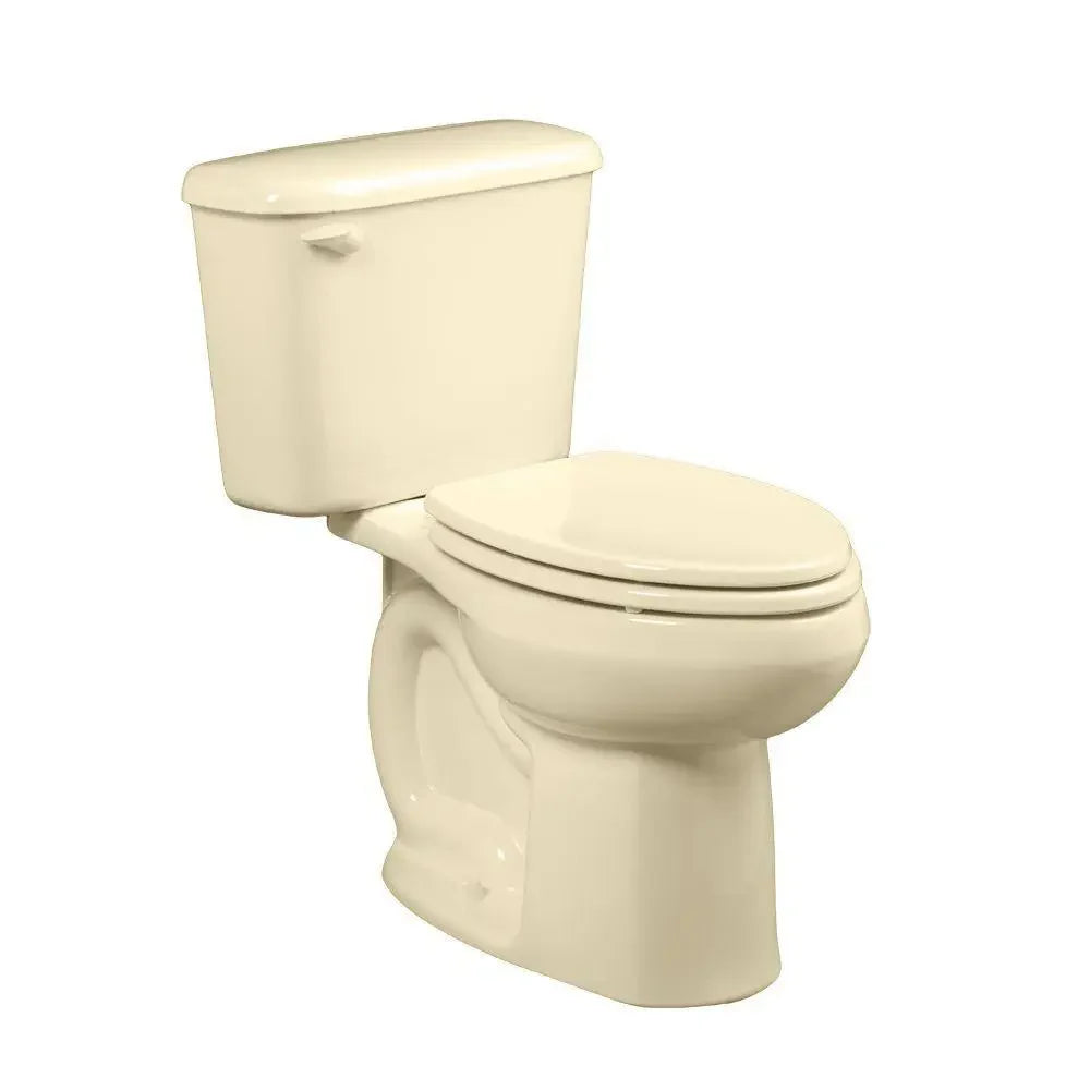 Colony® Two-Piece 1.6 GPF/6.0 LPF Elongated Chair Height Toilet Bowl - 10 Inch Rough-In (No Seat Included) - Perfect for Modern Bathrooms & Small Spaces