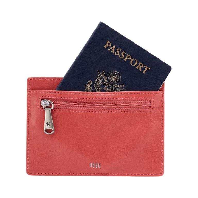 HOBO EURO SLIDE CARD CASE - Slim RFID Blocking Wallet for Women & Men - Perfect for Travel, Business & Everyday Use
