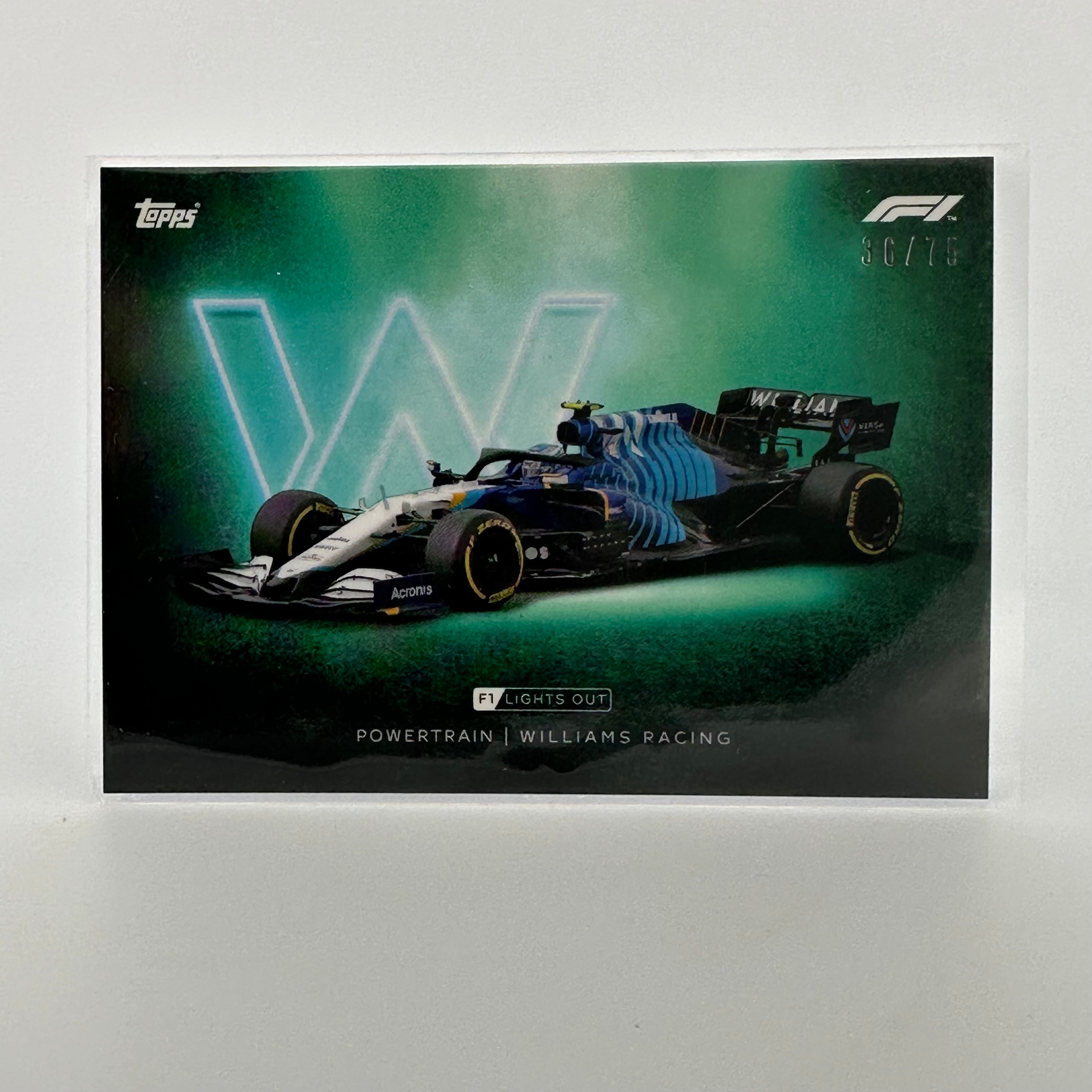 75 Williams Racing Powertrain Green Parallel - High-Performance Racing Parts for F1 & Motorsport Enthusiasts