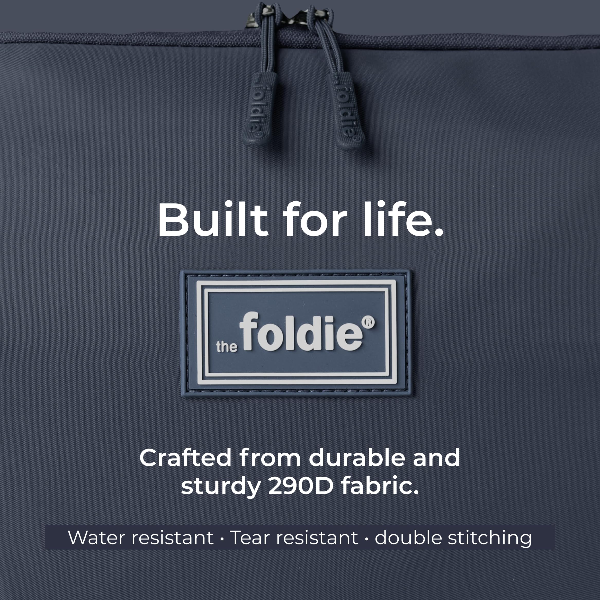 The Foldie® Foldable Travel Tote Bag for Women - Lightweight Weekender Bag, Carry-On Luggage, Gym & Beach Bag - Perfect for Travel, Shopping & Work Commute
