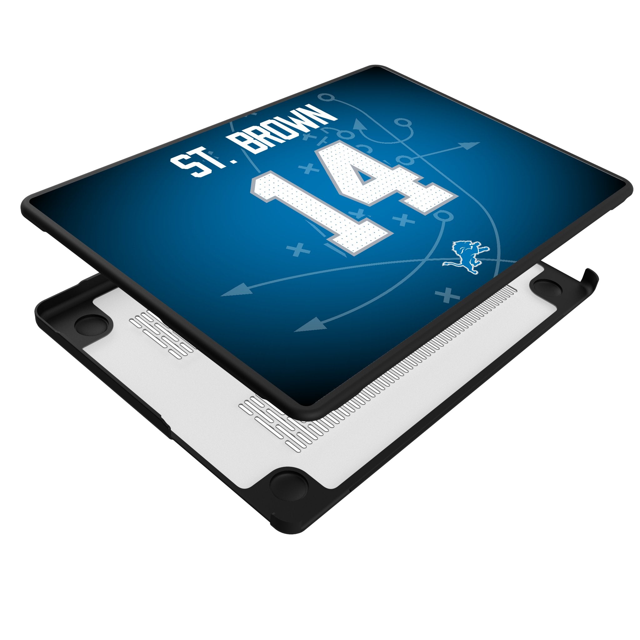 Amon Ra St. Brown Detroit Lions 14 Inch Laptop Sleeve Case - Protective Cover for MacBook, Chromebook | Perfect for School, Work & Travel