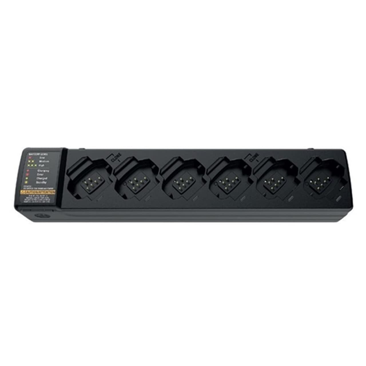 Motorola PMPN4465 6-Unit Multi Charger for Two-Way Radios - Fast & Efficient Charging Station for Home, Office, and Emergency Use